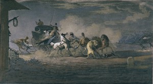 Lioness attacking Exeter mail