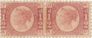 Image of 1870 1/2 d rose-red stamp