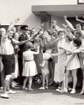 Image of Photograph of a holiday camp, October 1937