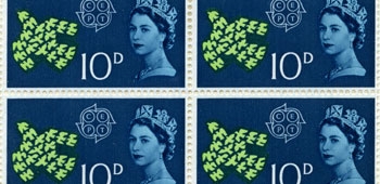 Elizabeth II stamps until 1964